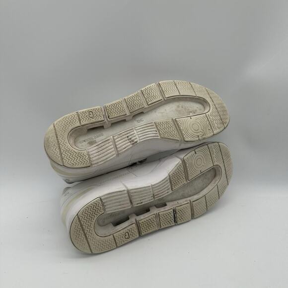 Womens Size 7.5 On The Roger Advantage Cloudtec Tennis Shoes Sneakers All White - Picture 7 of 7